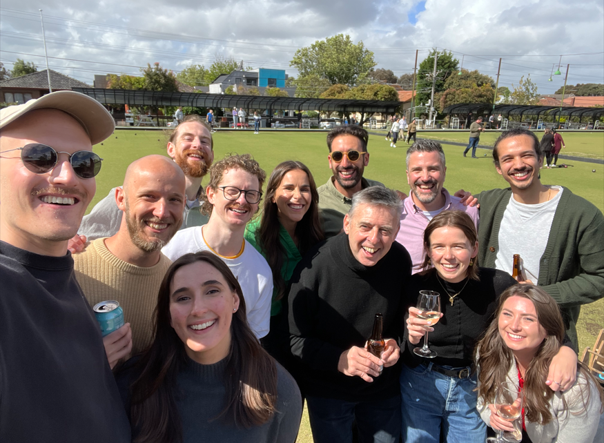 MensHealthUBC's tweet photo. Our founder @drjohnoliffe is reporting from sunny☀️ Melbourne: With the @orygen_aus A-team for some B&amp;B@B (beer and bowls at Brunswick). #menshealth #mentalhealth https://t.co/4QjlcGcwmw