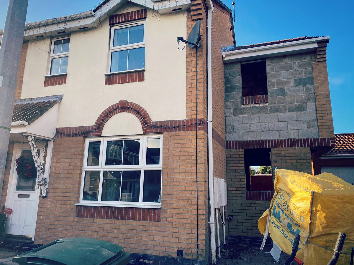 A current project of ours 🏠 

An interestingly designed 2 storey side extension. 

We don’t often get involved in these sorts of building projects these days, so makes a nice change 😊👍🏻

#flynnjoiners #hull #beverley #houseextension #homeimprovement