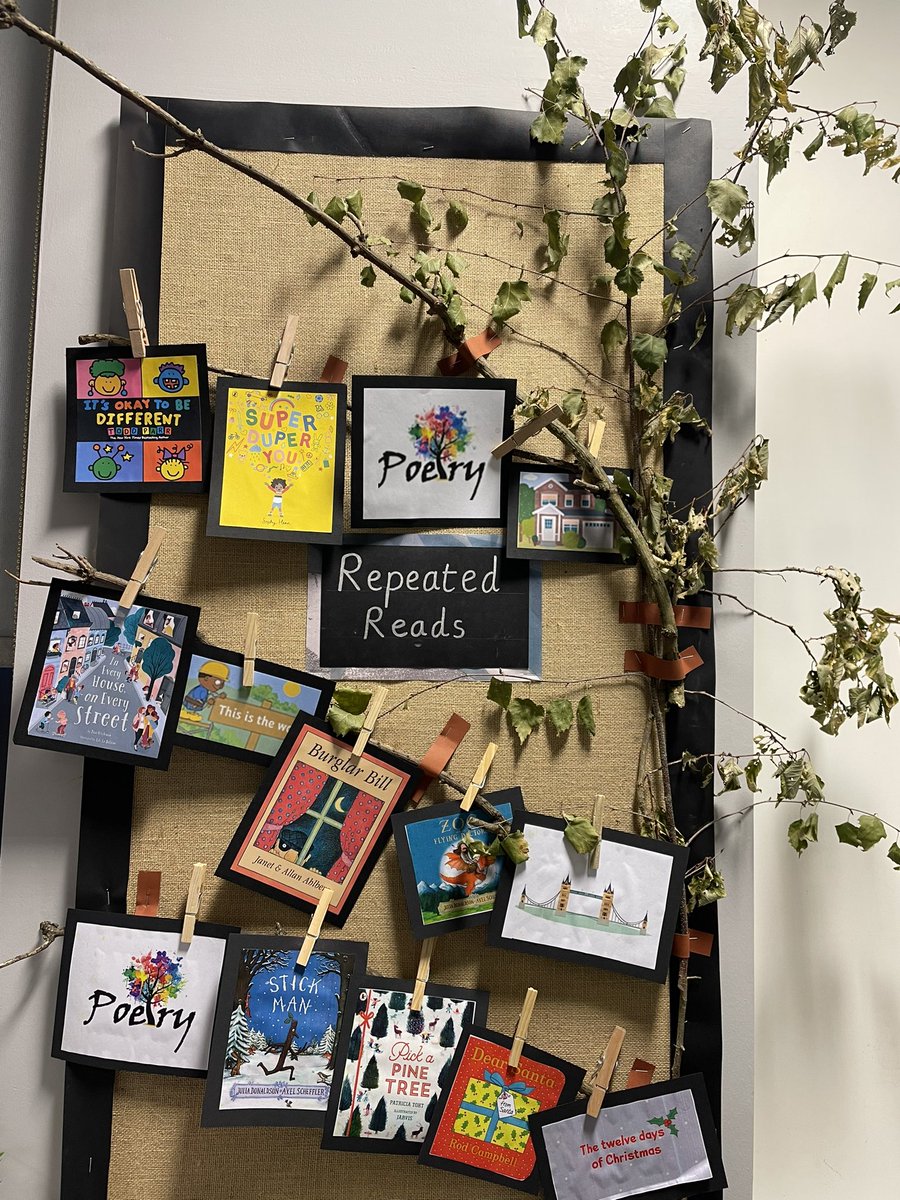 EYRoundhay's tweet photo. Wow can you believe it’s the end of term?! We are so proud of our Reception children and their strong start to school - look at all the stories, poems and songs we have learned this term that have inspired us to be creative and imaginative! ⭐️ #earlyreading #eyfs #repeatedreads https://t.co/bdRDL2SvxC