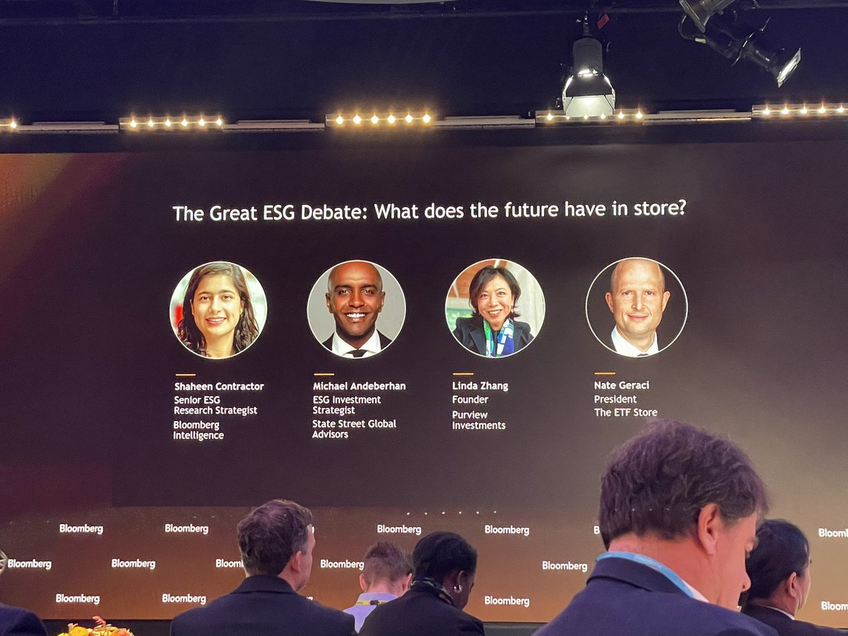Teagray2018's tweet photo. Today, @ElickerKathleen and I attended @business #ETFsInDepth event. It was exciting to hear the experts’ perspectives on the next generation of #ETF investing, especially the great #ESG debate. https://t.co/0gN8sp23kc