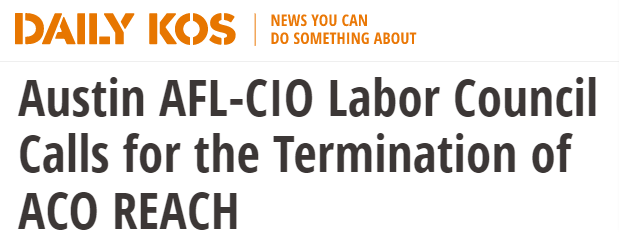 Organized labor has been active in the fight against Direct Contracting and REACH. This program would spell the end of Traditional Medicare as we know it, and it *must* be stopped!

#StopREACH #StopDCEs