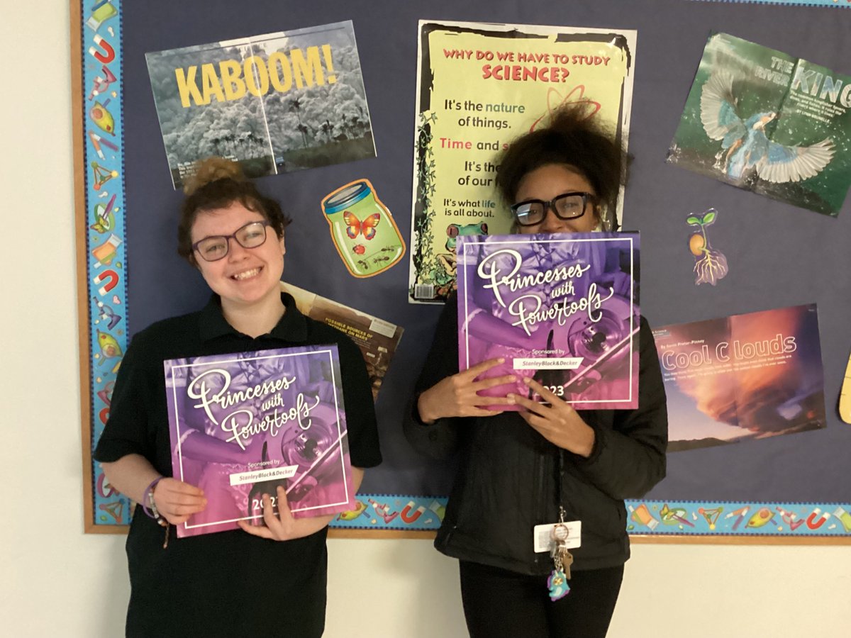 ErinNay54297949's tweet photo. Students from @GuionCreekMS and @NewAugustaNorth were gifted with #PrincesseswithPowertools calendars from @reinventedmag. Thank you to none other than Entomologist and Educator @insectdoc for providing these wonderful giveaways! https://t.co/Ldtd8oZVrp
