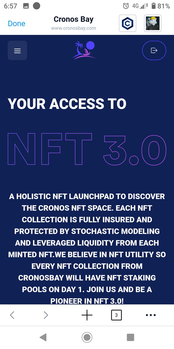 When nft projects tell you your not blocked from their site 🙄😂🤣
Garbage will always stay garbage.
Remember these places and leave those all behind.
#crofam
#CRO
#DeFi
#Crypto嫩妹会所