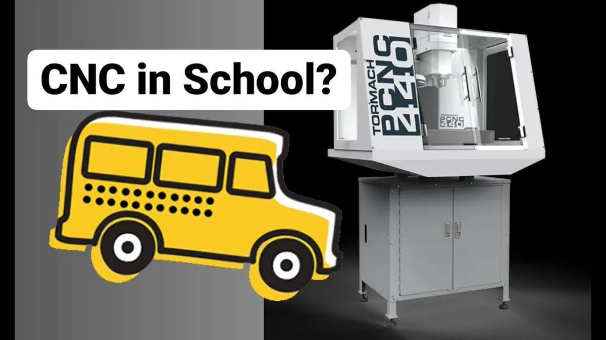 Tormach's tweet photo. If you are an educator teaching CNC, be sure to check out this great podcast featuring Tormach's very own, Jennifer Bannink Bloomer, and a variety of Tech Education teachers to learn about their thoughts on CNC machines in the classroom. https://t.co/okf89RU59K #learnCNC https://t.co/9swvk6HJAW