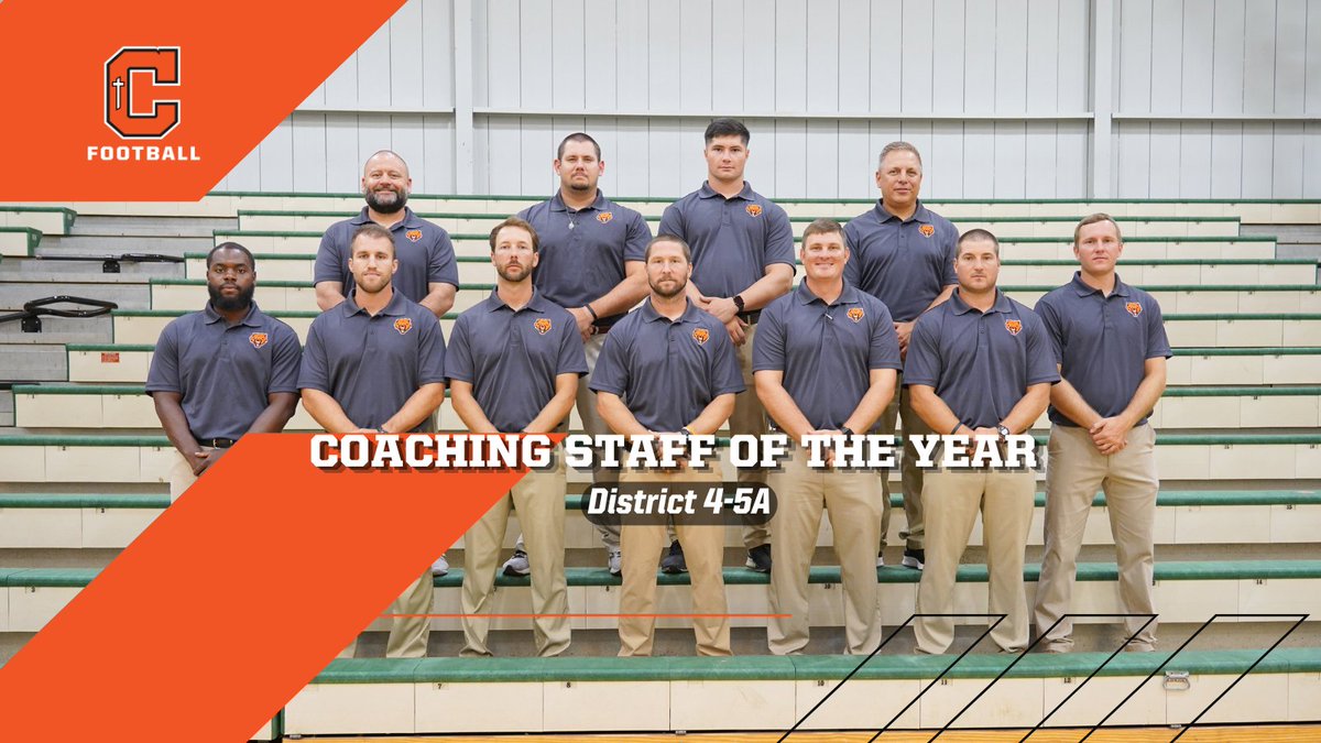 Congrats to eight Bears for being named First Team All-District in 4-5A. Shelton Sampson, Jr. was also named the district's offensive MVP, and <a href="/CurDogFootball/">CHS Football</a> coaches were named coaching staff of the year.