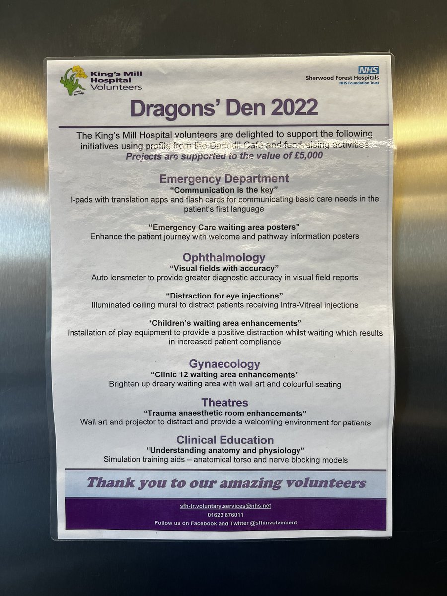karenlhillman's tweet photo. Such a great little pick-me-up, seeing this poster when out on my travels at KMH today. A reminder of the exciting projects we’re working on in #TeamOphthalmology to improve #PatientExperience @SFHFT 👁️ Thank you @sfhinvolvement 💙 https://t.co/ieOG7zbpiG