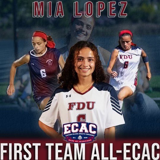FDUWSOC's tweet photo. 𝙏𝙝𝙚 𝘼𝙒𝘼𝙍𝘿𝙎 𝙠𝙚𝙚𝙥 𝙘𝙤𝙢𝙞𝙣𝙜!🤘🏼

Congratulations to Head Coach, Kristin Giotta and sophomore forward, Mia Lopez on their 2022 All-ECAC Awards!

🔗 Press Release in Bio!

😈🤘🏼🔥

📸 @SherrySaccoliti https://t.co/yvk6gumxmH