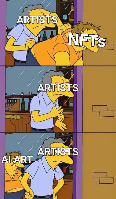 tikitorchies's tweet photo. This both made me laugh and made me sad

#aiisnotart #aiistheft #noaiart https://t.co/qzC0QhlXbU