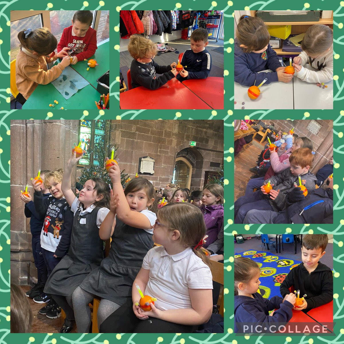 drseussclass's tweet photo. Christingle making and our Christingle service! 🍊🕯️ https://t.co/n4GHnnox0c