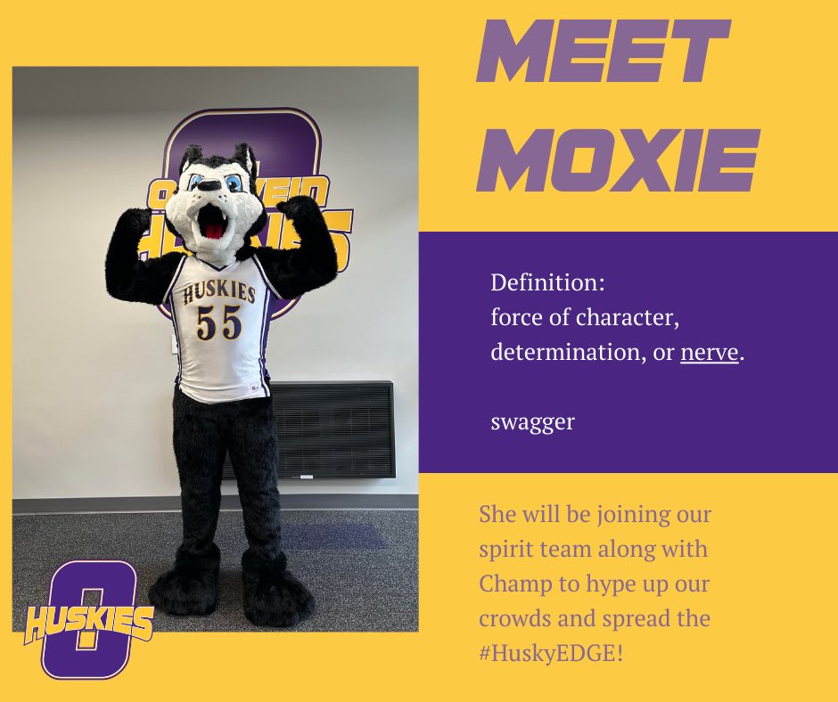 Pep assembly to recognize winter sports and bring out Moxie! #HuskyEDGE