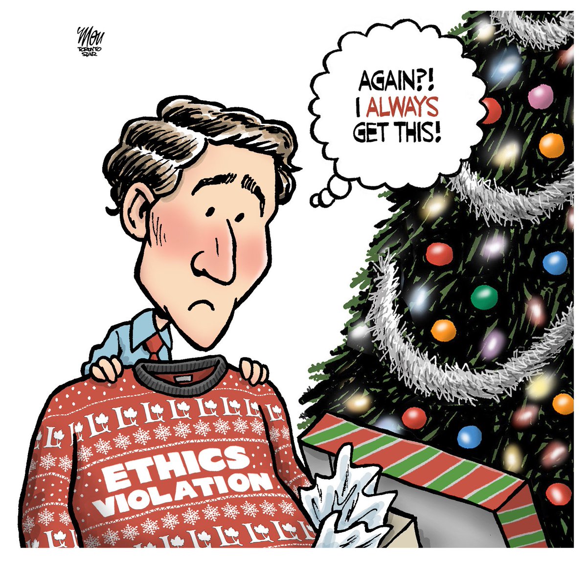TheoMoudakis's tweet photo. Please enjoy my #JustinTrudeau cartoon for Friday's @TorontoStar #cdnpolitics https://t.co/7t6bqCUgKQ
