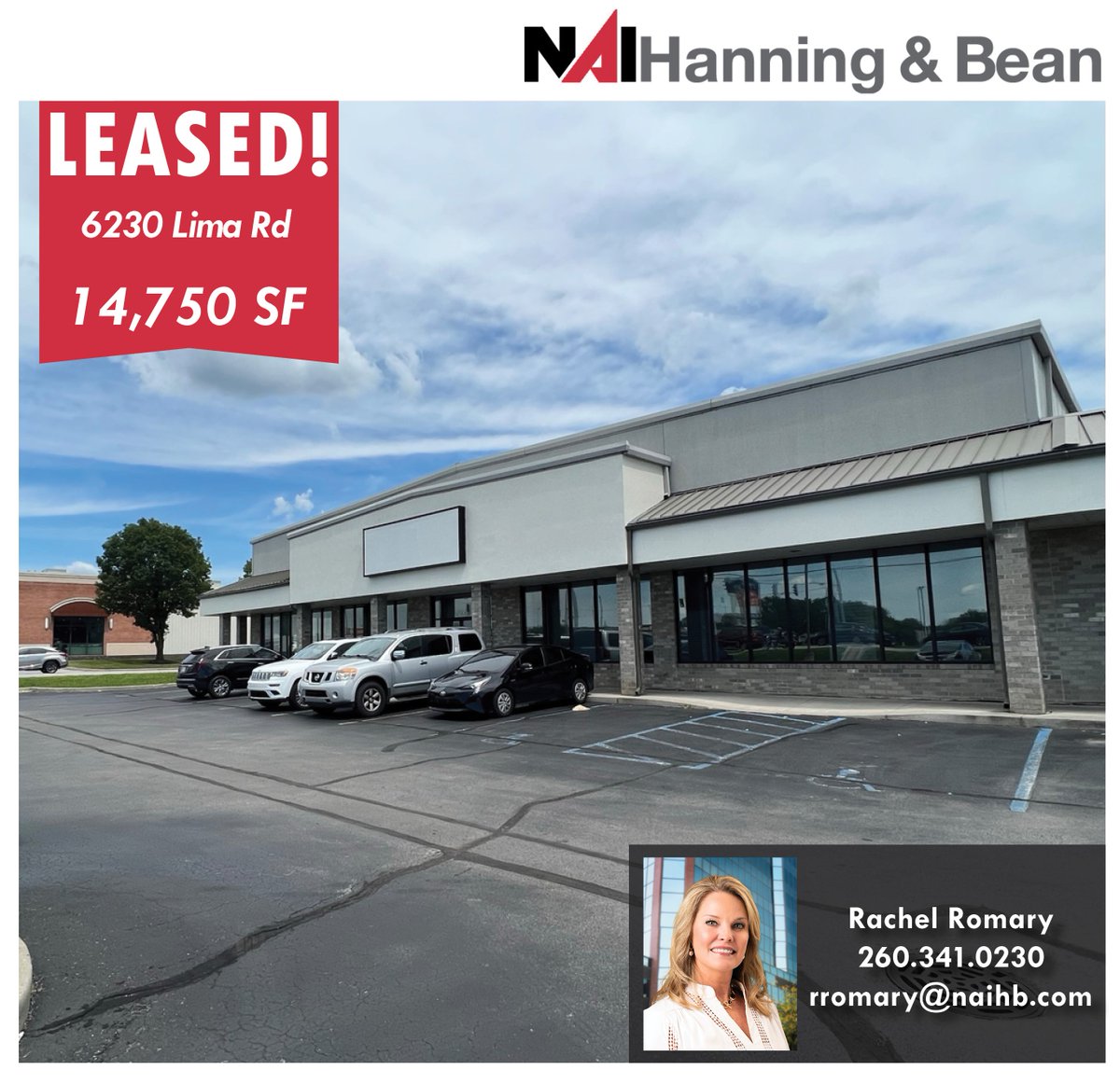 Rachel Romary represented the landlord, Lima/Orlando Holdings, in the lease of 14,750 SF of retail/flex space located at 6230 Lima Road. This Lima/Orlando Retail Center is now fully leased thanks to all parties along with the new tenant, The Lighthouse!