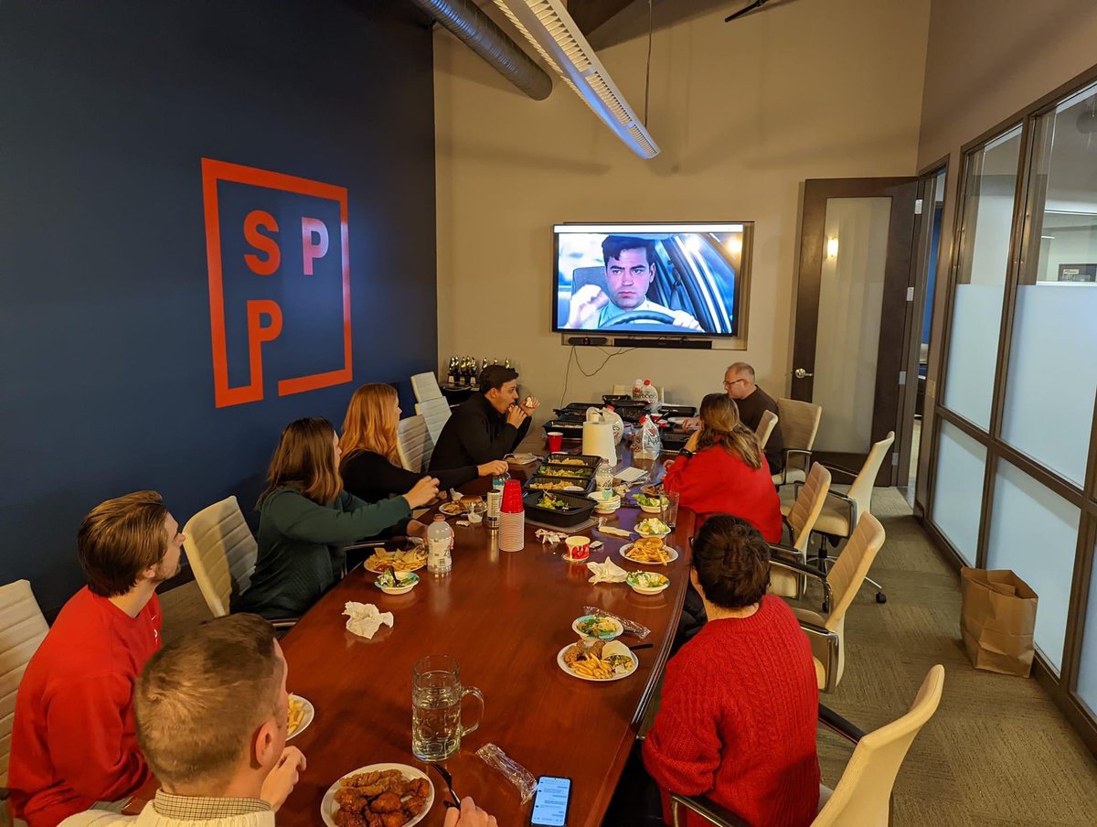 Team_SPP's tweet photo. SPP Christmas Extravaganza: a showing of Office Space and a curling tournament at @LandGrantBeer 🎅🏽

Merry Christmas from #TeamSPP https://t.co/wCAajrlHR3
