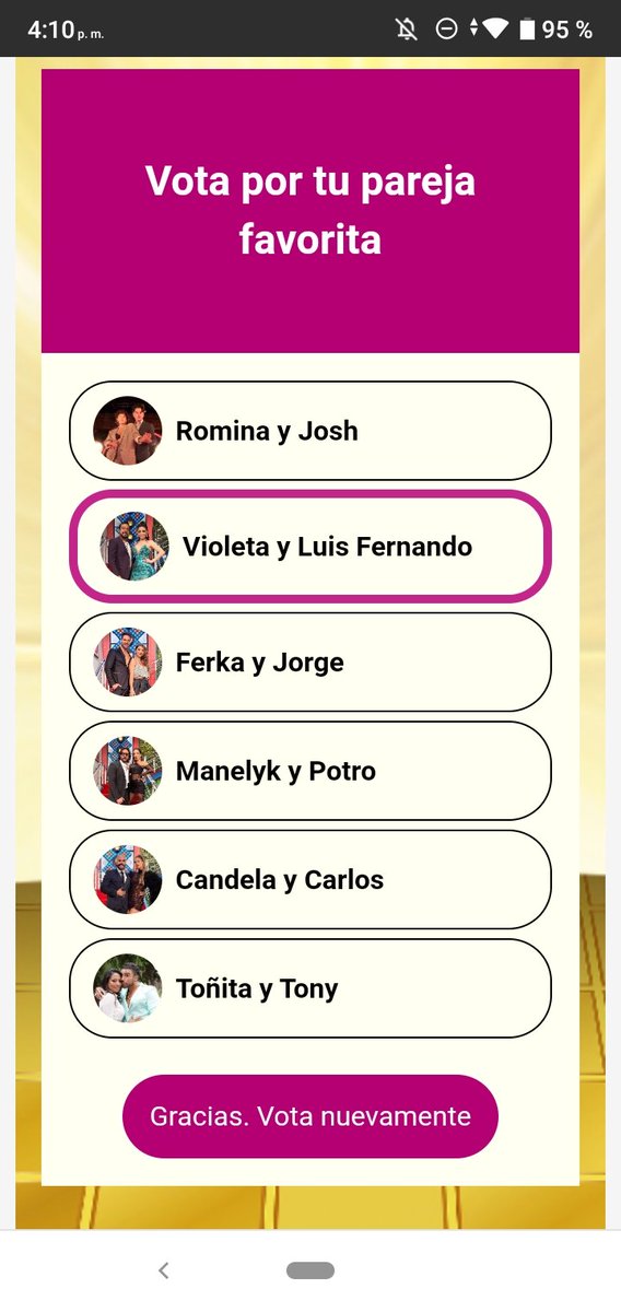 isfelisimosf's tweet photo. Sigamos votando por @VIsfel y @luisfer_lucho para la final de #LasEstrellasBailanEnHoy #CampeondeCampeones link https://t.co/YIGl7qyb4a
@DannaPaolaIL @OhDannaPaolaBr @IsfelMyQueen @ElectrMemes @M3lanigonzalez @fanselavelden @TeamRGarza @FamilyGSotoArg @club_bcs_visfel https://t.co/sucuqY0vku