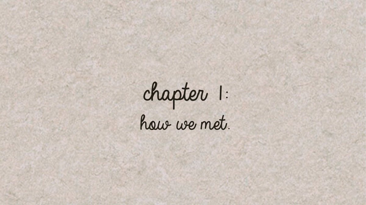 wonuscache's tweet photo. “chapter one: how we met.” https://t.co/QKdzxXcWSd