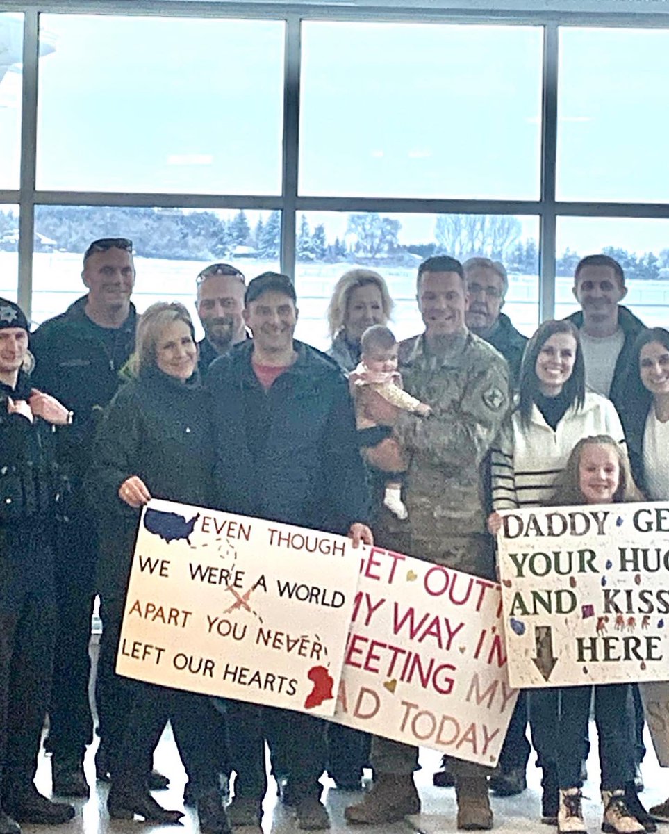BonnevilleCSO's tweet photo. Excited to have Dep. D. Vidal back from an almost year long deployment with the ID Nat’l Guard. He returned home to a new daughter, and a big family welcome. Thanks to Dep. Vidal for your service to our country and to Bonneville County! #bcsoTeam #bcsoFamily #IDAHONATIONALGUARD https://t.co/wgKK1CiPmW