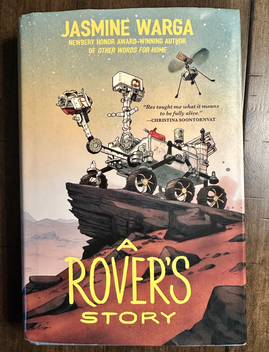 KnitinLibrarian's tweet photo. Thank you @MrSchuReads for gifting me this book! My 11yo & I loved it. Today he watched the Mars rovers documentary, the movie The Martian & played a game about terraforming Mars ๐คฃ #engineerinthemaking #Mars @jasminewarga https://t.co/95wXFiOV1W