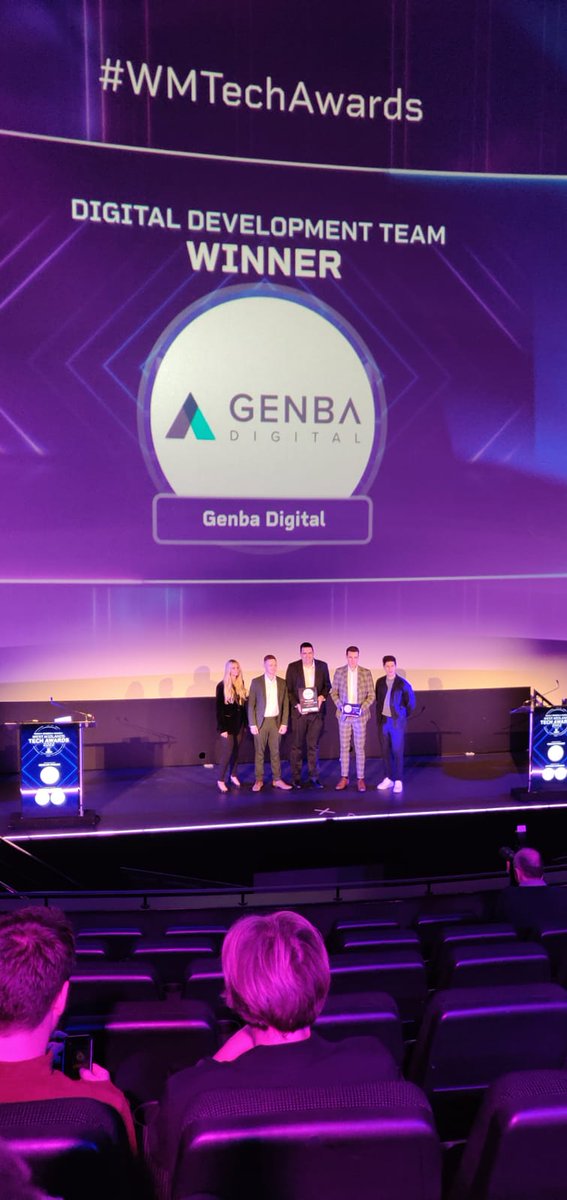 So proud 👏 #WMTechAwards
