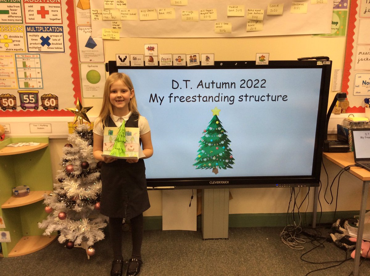 Lakeside_school's tweet photo. In Y1/2 SV, they have created our free standing structures. They had to create a buttress so that their backgrounds can stand up and a flange so that our tree could stand up. @DTassoc #dtskills https://t.co/uRq1jpoolD