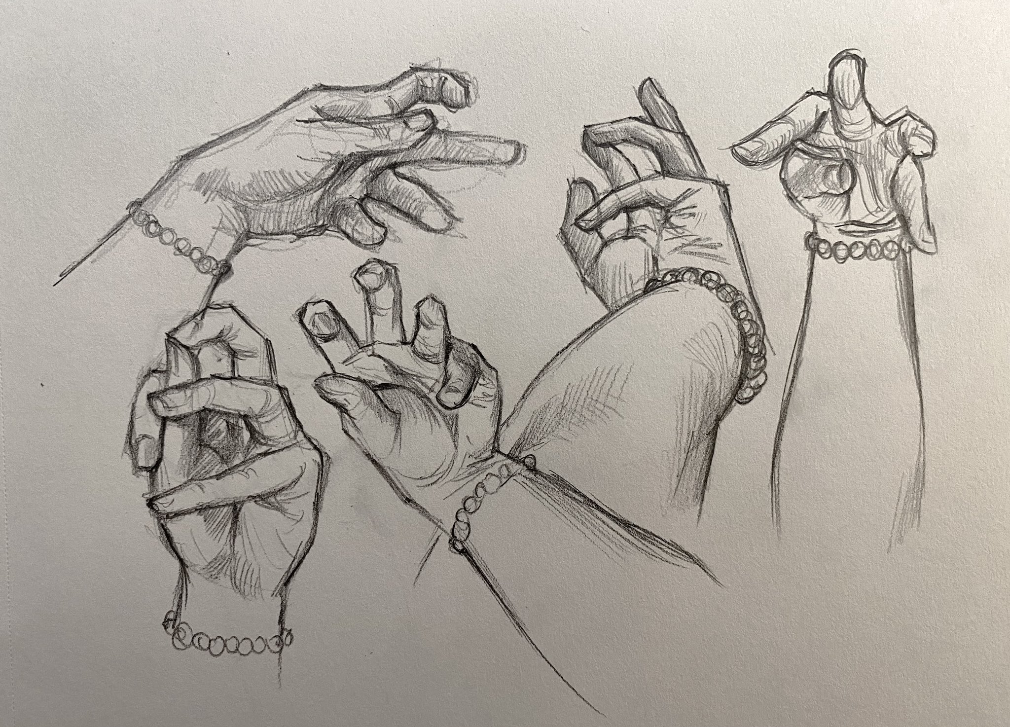 THEO brohoho On Twitter sketches Of Perfect Hands To Confuse The Ai 