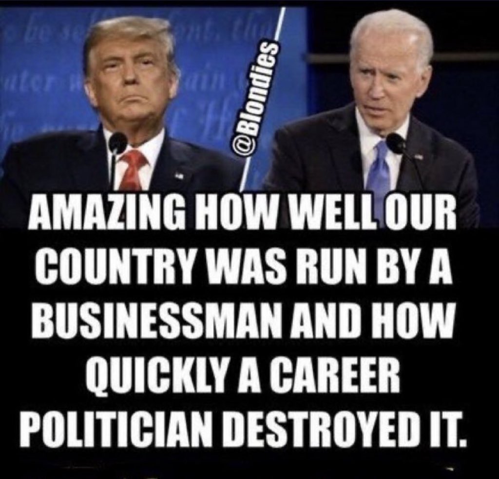 EyeballCheez's tweet photo. @judytgolf WOW!
Soooo,
Everyone hates Donald Trump now?
I see so much hate and negativity directed at one man.
I see
EVERYTHING UNDER THE SUN being blamed on one man.
The govt is blasting through taxpayer money at a recording breaking speed and nobody seems to care. smh
#WorldTurmoil https://t.co/jcLaczbT8Z