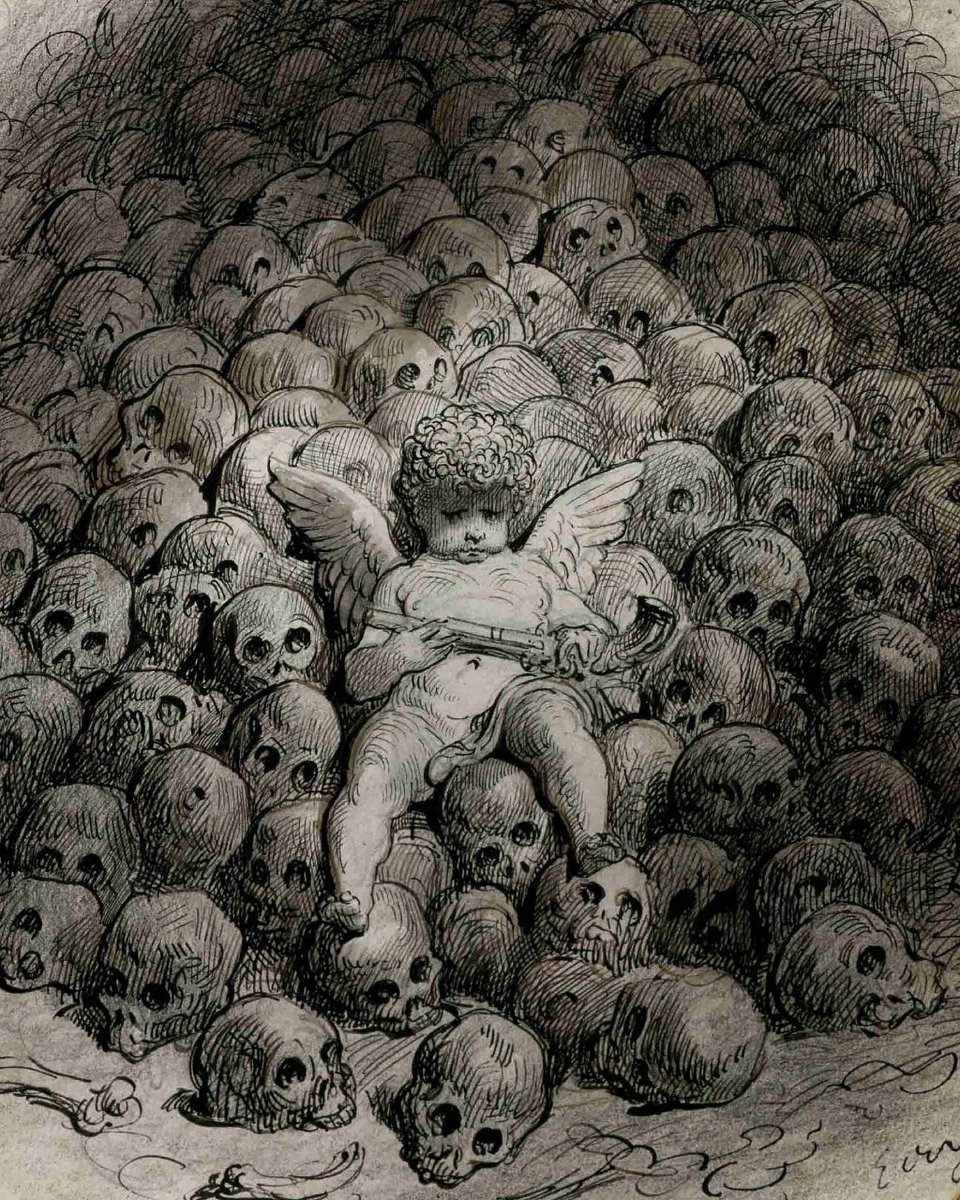 love reflects death by gustave doré