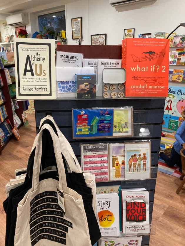 Come by Possible Futures bookstore in New Haven for your copy of #thealchemyofus and my new postcards.