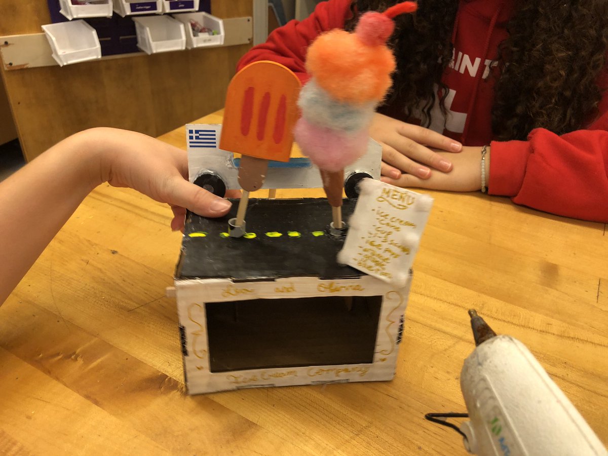 Three great #automatons constructed by Class VI students <a href="/MarymountNY/">Marymount School NY</a>. #makered #STEAM