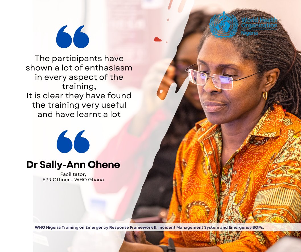 "The participants have shown a lot of enthasiasm in every aspect of the training, It is clear they have found the training very useful and have learnt a lot." Dr Sally-Ann Ohene (Facilitator)