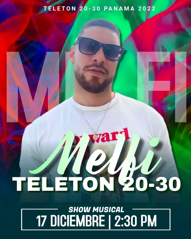 fansclubmelfi's tweet photo. Este Sábado 17 de Diciembre, Melfi se presentará en La TELETON 20-30 Panamá 2022 a las 2:30 PM

Estamos seguros que la va a romper 🔥

Recuerda que puedes apoyar a la #TeletonPanama mediante todos los medios que tienen habilitados para donar. Haz la diferencia #TeamMelfi ❤ https://t.co/U1RVCp6MH0