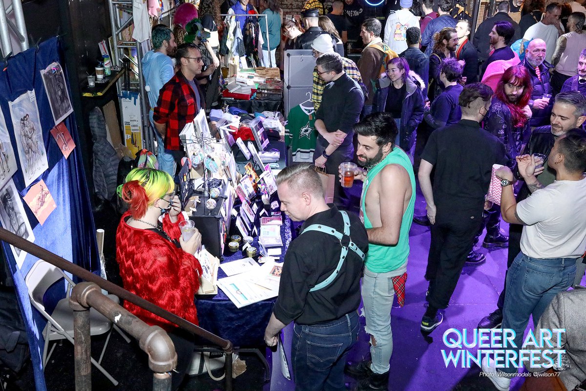 queerartfest's tweet photo. Highlights from Queer Art Winterfest ‘22 at 3 Dollar Bill. 

More photos at: https://t.co/VzMYPDHlnK https://t.co/7S8pQfch3d