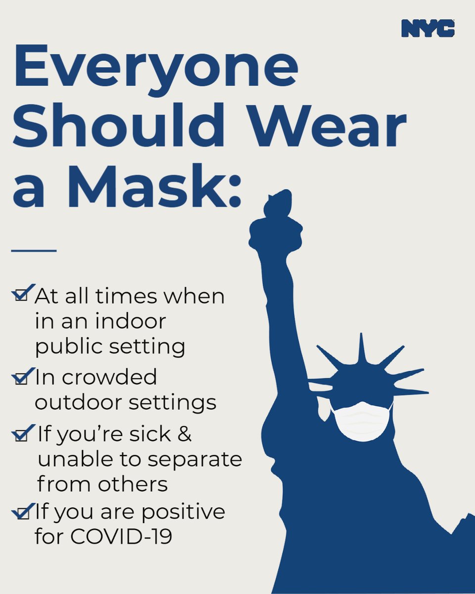 nycgov's tweet photo. If you have holiday gatherings planned in the next few days, don't forget to mask up when you're making your way outdoors or in public settings.

It's a great way to stay healthy and keep your family and friends healthy, too! https://t.co/ZaAN89EhcO