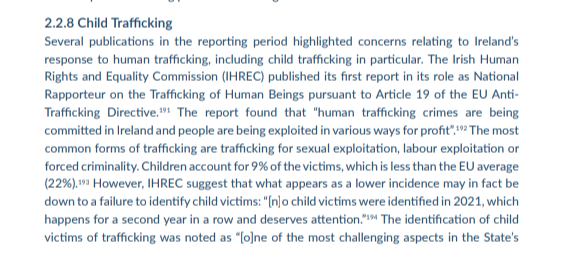 MECPATHS's tweet photo. A significant and welcomed spotlight on #ChildTrafficking in Ireland provided by @ConorUCCLaw Ireland's Special Rapporteur on Child Protection. Gaps noted in identification and statutory responsiveness, echoing our own concerns and those of @_IHREC #ChildProtection #safeguarding https://t.co/ze5f3nQmca