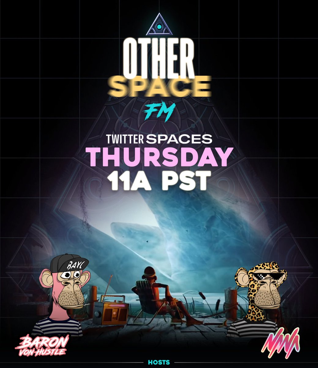 Only future millionaires can follow @OTHERspaceFM 

I don’t make the rules folks 👀
