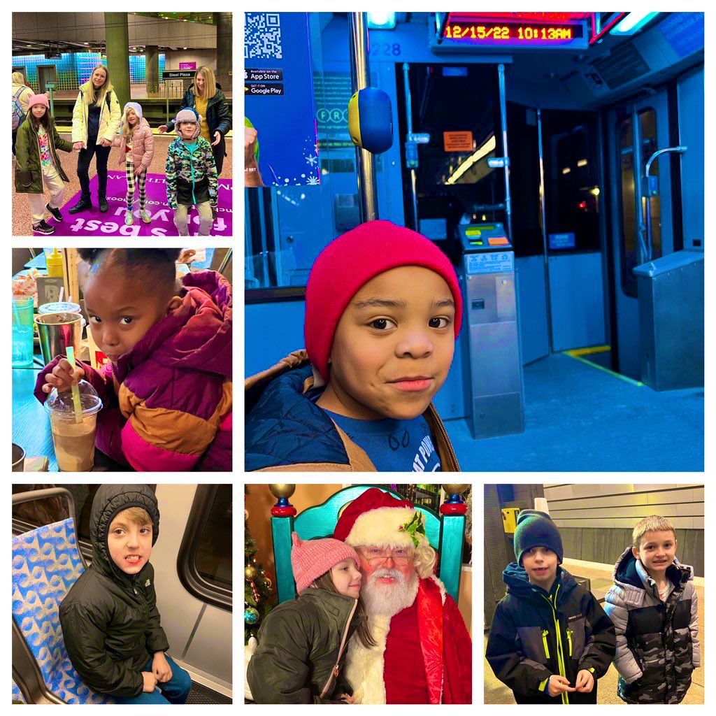 santa &amp; milkshakes &amp; the T, oh my! an awesome CBI trip today 🎅🏽 #MontourProud