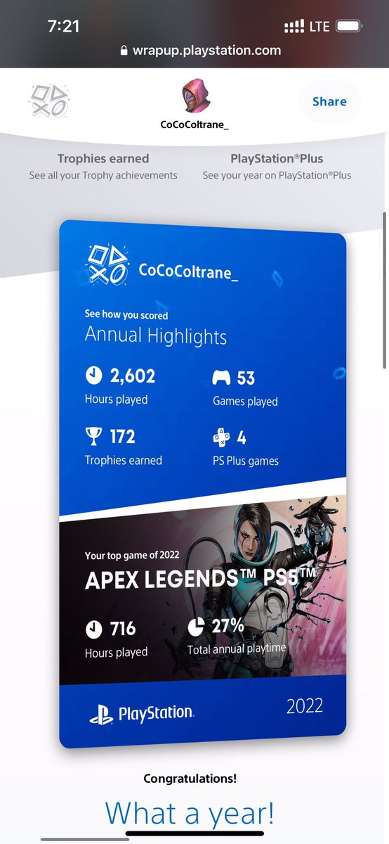 CoCoColtrane's tweet photo. Noiiice!
#YearWrapUp #YearInReview #RIPTwitch #RIPapex @sme_rt https://t.co/ddNykquyxT