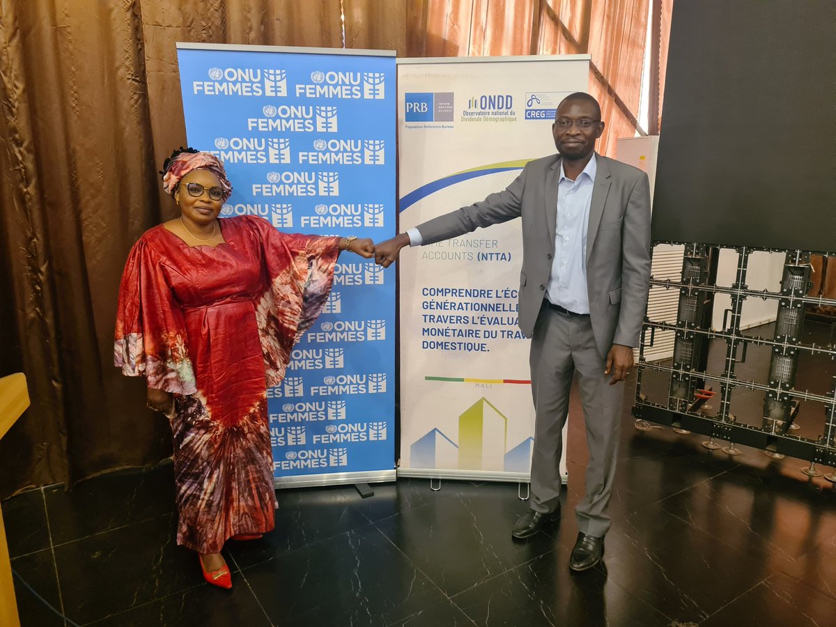 Quand <a href="/MaliOndd/">ONDD-Mali</a> et <a href="/onufemmesmali/">ONU Femmes au Mali</a> <a href="/unfpa_mali/">UNFPA MALI</a> s'unissent pour faire reconnaître le travail domestique non rémunéré "unpaid household work". Reconnaître, réduire et redistribuer - autonomisation des femmes. <a href="/CregCenter/">CREG CENTER</a> <a href="/PRBdata/">PRB</a> <a href="/MaliSwedd/">SWEDD MALI</a> <a href="/Hewlett_Found/">Hewlett Foundation</a> @CountWomensWork