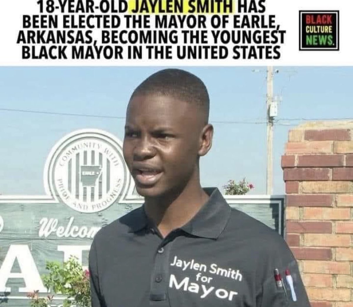 daspkez's tweet photo. Major Shot Out from the Culture 🙌🏾
@jaylensmithmayorelect 
#jaylensmithmayor #arkansas https://t.co/rm8URVUbd1