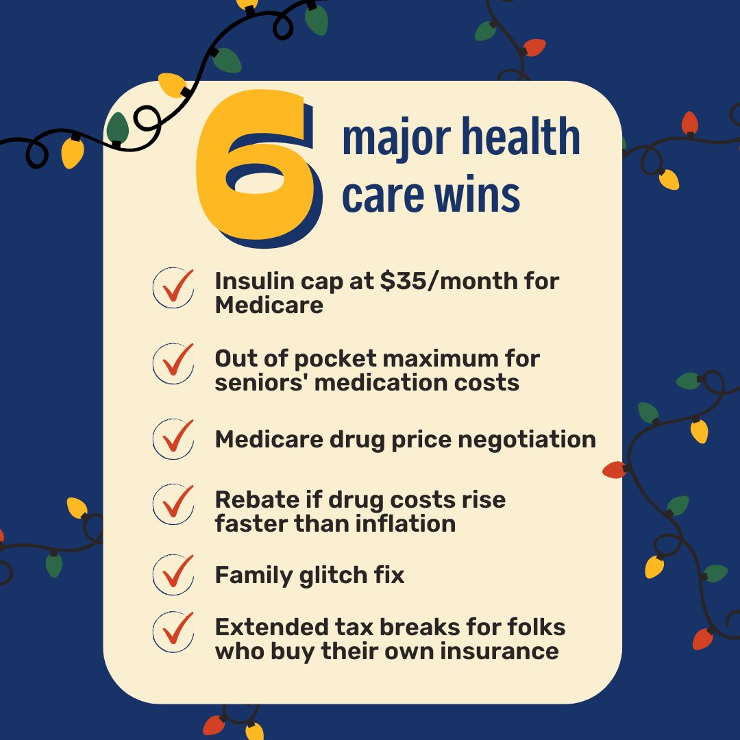 RepDavids's tweet photo. Day 6 of #12DaysofKansas highlights six ways we helped lower health care and prescription drug costs for Kansans this year—including by capping insulin costs at $35 a month for folks on Medicare, starting in January. https://t.co/5Qx03OcBx3