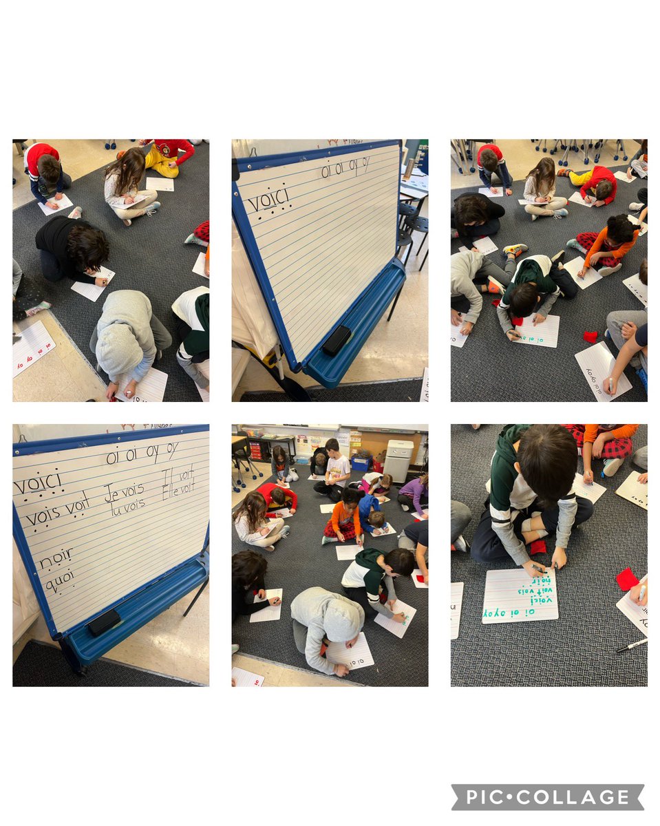 Mme Rowlatt (@mmerowlatt) on Twitter photo Practicing our “mots à cœur”! These words all have the sound we are learning: (W) oi, oy. We listen to word, identify the sounds in the word, make the letter-sound correspondence & learn how to properly form the letters. #printing #spelling #reading <a href="/AllenbyPS_TDSB/">AllenbyPS_TDSB</a> #TDSBFrench Practicing our “mots à cœur”! These words all have the sound we are learning: (W) oi, oy. We listen to word, identify the sounds in the word, make the letter-sound correspondence & learn how to properly form the letters. #printing #spelling #reading <a href="/AllenbyPS_TDSB/">AllenbyPS_TDSB</a> #TDSBFrench