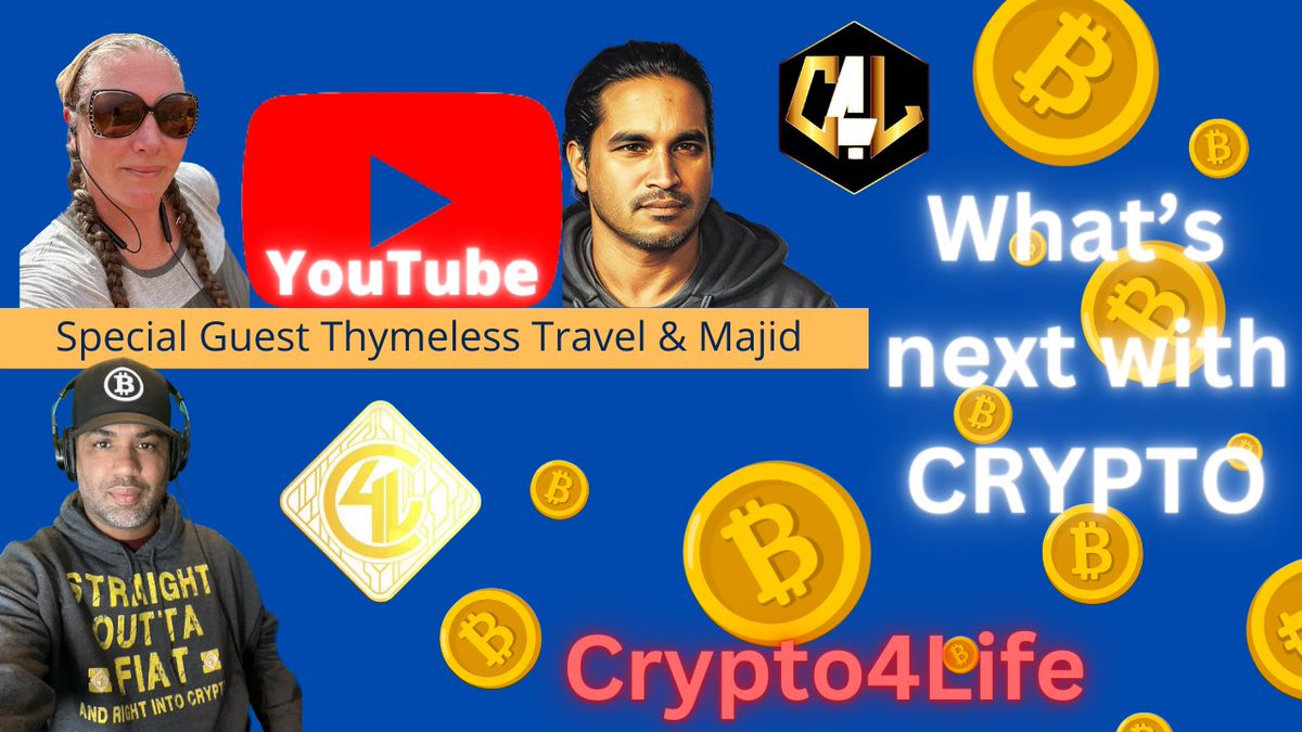 james_six8jay's tweet photo. #Crypto4Life w/ Special Guest Thymeless Travel & Majid Zafer... https://t.co/878wCbJUXu via @YouTube Telegram: https://t.co/h7nbkayDCA #Bitcoin #ETH #Crypto #FTX #BTC #NFTs #LINK #DAG #XRP #MATIC #SBF_FTX #BNB https://t.co/vtXRitsTqC