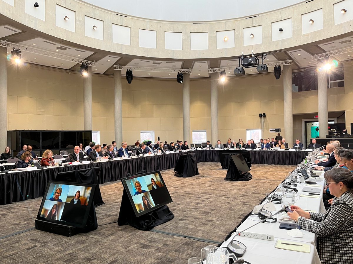 PreparedON's tweet photo. Today, Minister @PrabSarkaria is attending @Safety_Canada’s Federal-Provincial-Territorial meeting for Ministers responsible for #EmergencyManagement to engage in conversations on advancing our shared emergency management priorities! https://t.co/9taWZ9tWWi