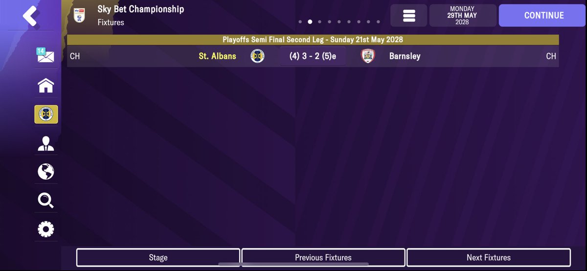 tylerrohr6's tweet photo. Season 6 - Spent most of the season between 6th-10th before finishing the season strong and reaching the play-offs, only to lose in the semi-final. 

Also had a good run in the FA Cup, getting knocked out by Man City after pushing them into ET. 

#FM23 #FM23Mobile https://t.co/vuy4BQuPnS
