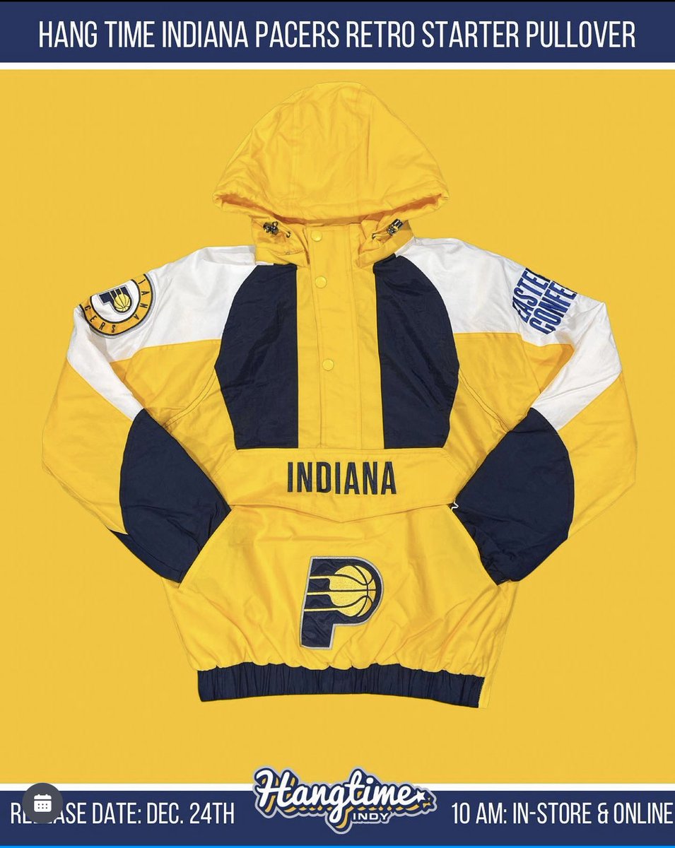 <a href="/HangTimeIndy/">HANGTIME</a> with another dope Retro Indiana piece <a href="/Pacers/">Indiana Pacers</a> 💪🏾🔥🔥🔥 #NBA