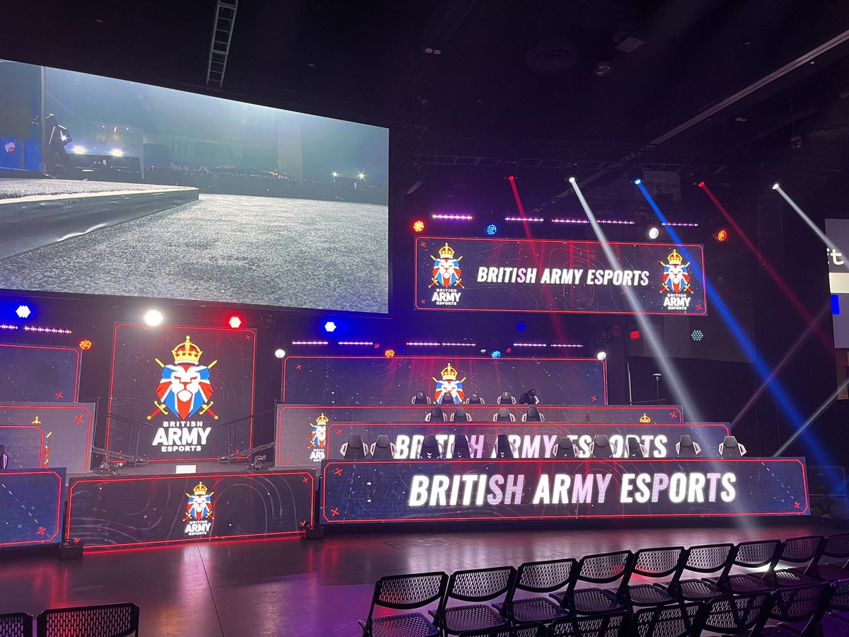 BritArmyesports's tweet image. A sneak peek inside the arena ahead of tomorrow’s showdown.

That trophy is ours

#CODEBOWLIII 

1200-1600 ET twitch.tv/callofduty