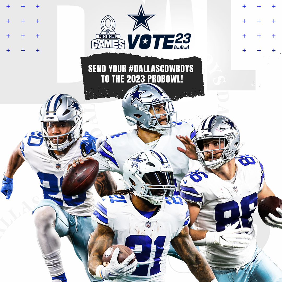 ⏳ Time to RUN IT UP! 🔁 Retweet right now to give 2x the #ProBowlVote entries to: @Tp__5 @dak @BinghamBaller9 @EzekielElliott