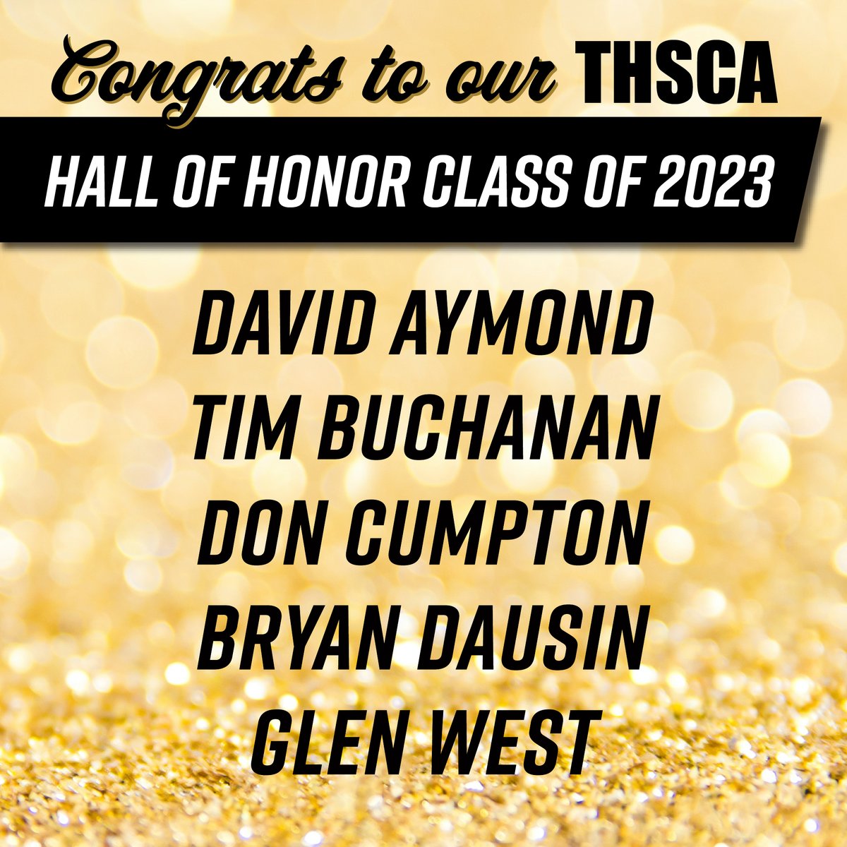 We are thrilled to announce the THSCA Hall of Honor Class of 2023! Congratulations to each of these amazing coaches!👏 

Read their bios here: bit.ly/3YuRuvx
#THSCAStrong