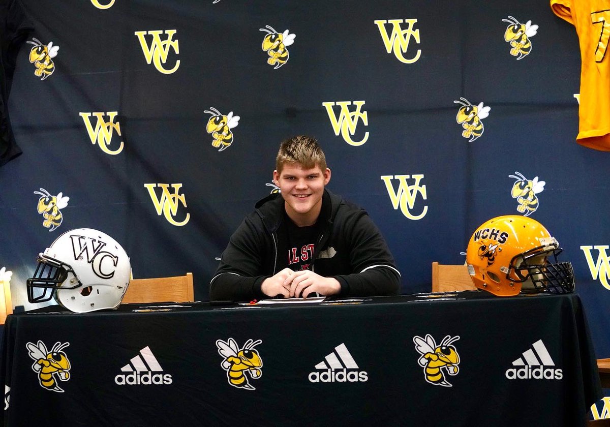WCHS senior Tristan Cook made his commitment to Ball State official today at WCHS. I’ll have a full story in next week’s Sun.
