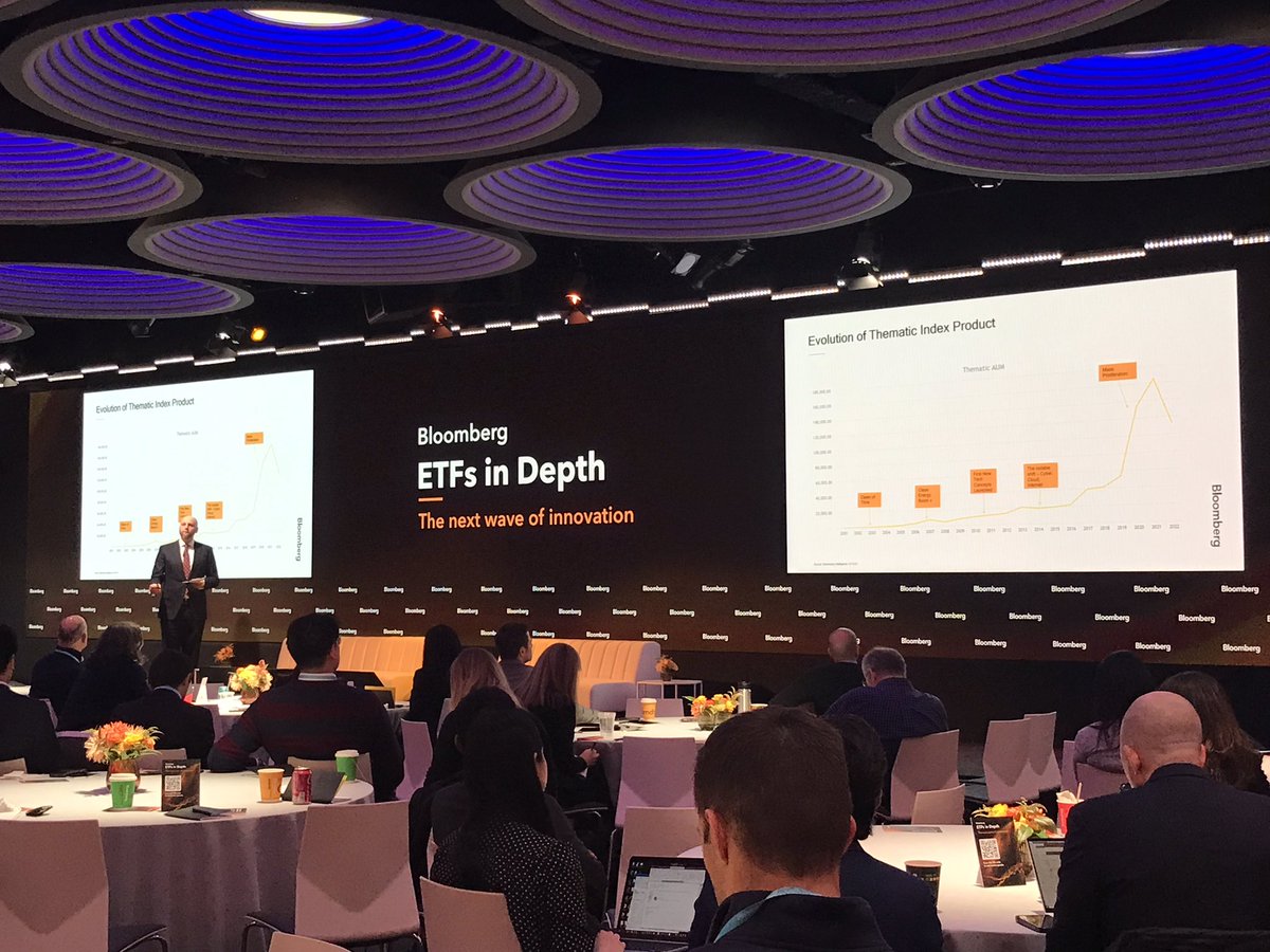 RachelFintwit's tweet photo. Great event, as always!! Packed house! And loving the pre-speaker music 🔥 
#ETFsInDepth https://t.co/zPyW8lPD2A