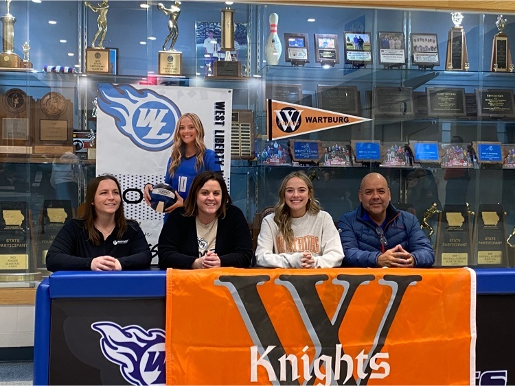 WestLibertyCSD's tweet photo. Congratulations to Brooklyn Buysse on signing to play volleyball with Wartburg College! https://t.co/a1CbFUqidP